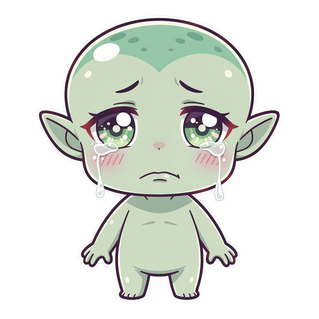 Alien sad