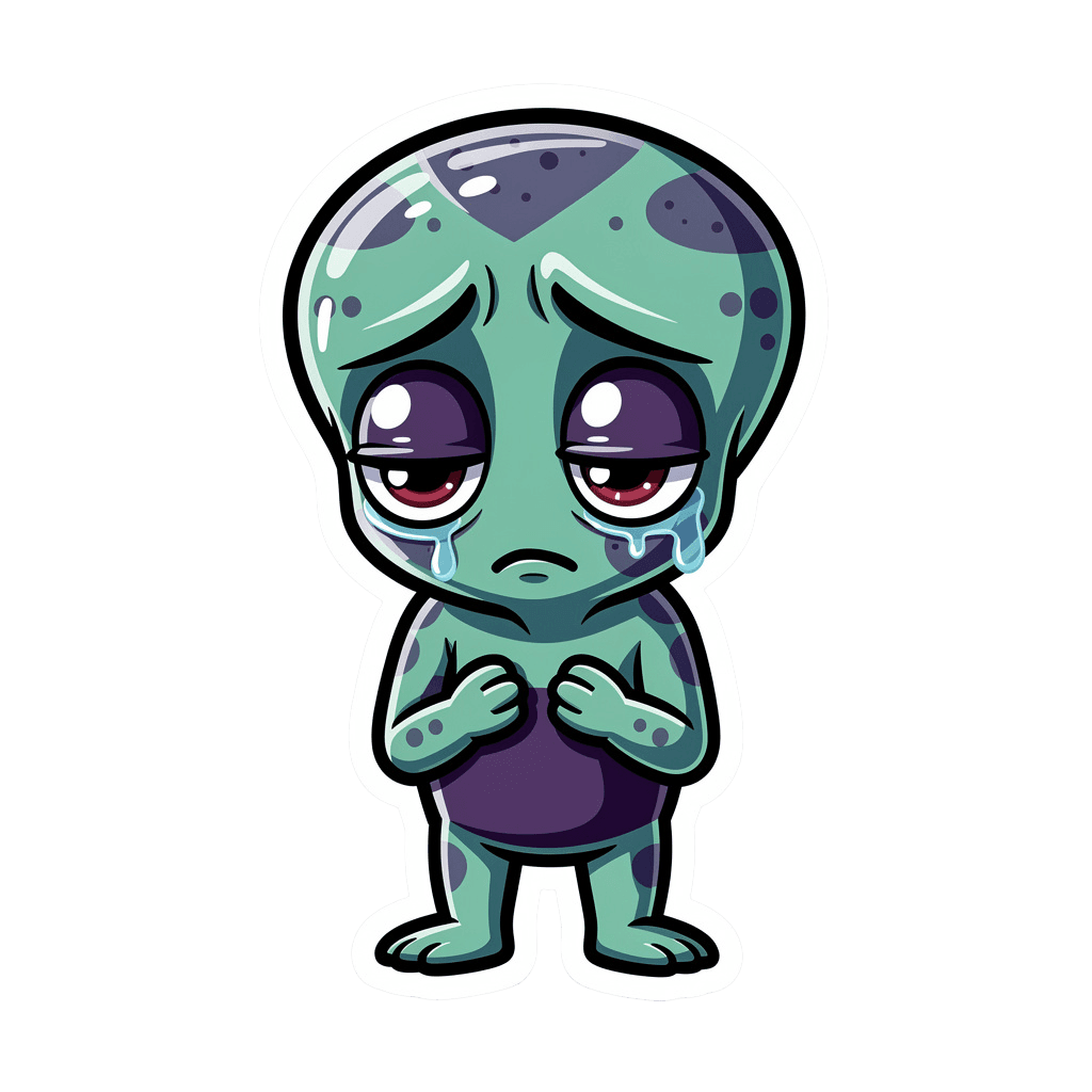 Alien sad