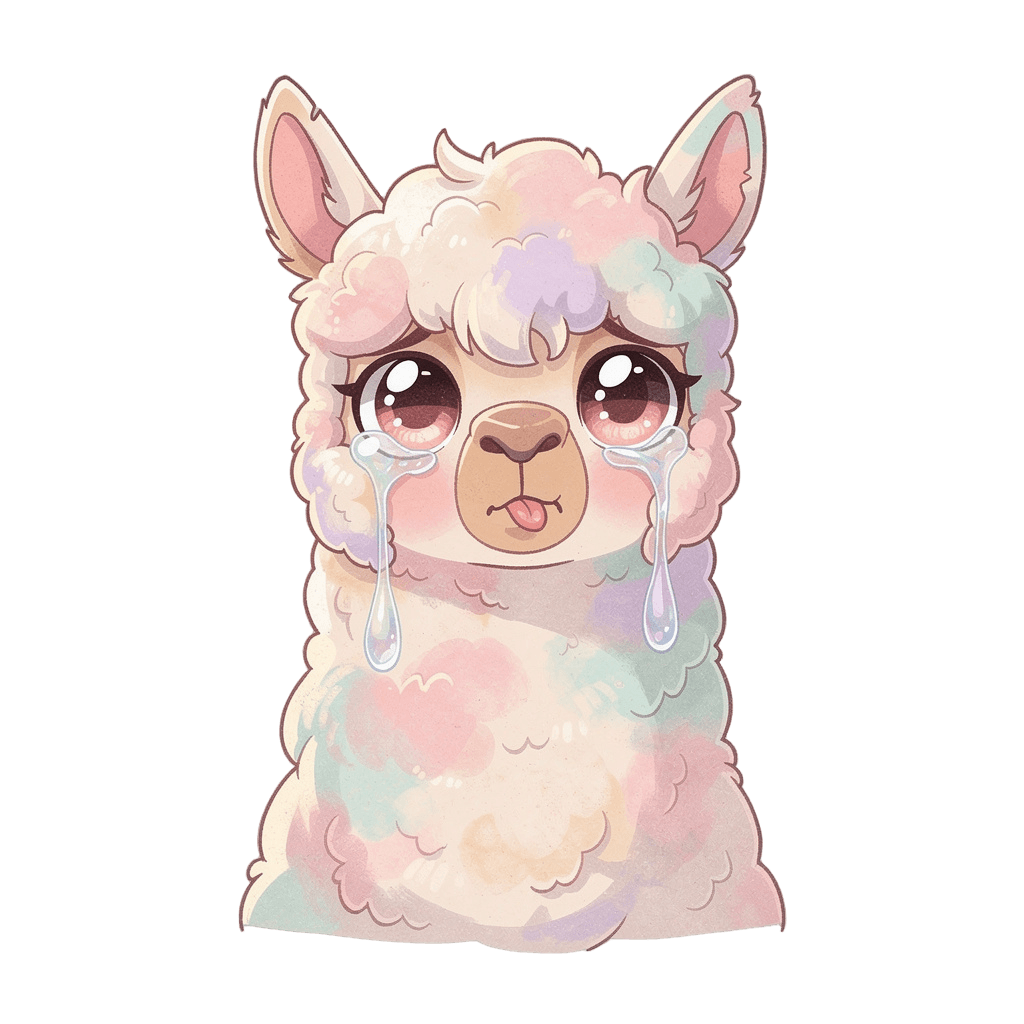 Alpaca sad