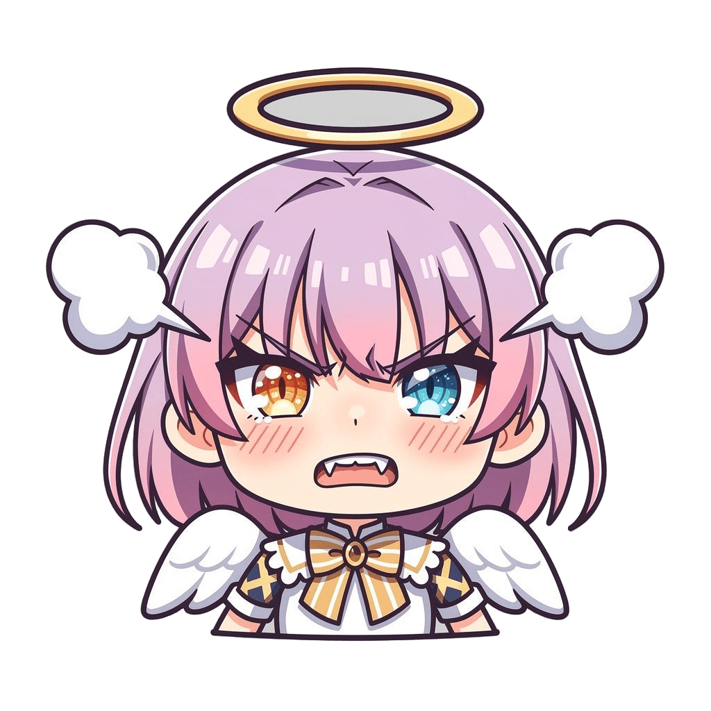 Angel angry