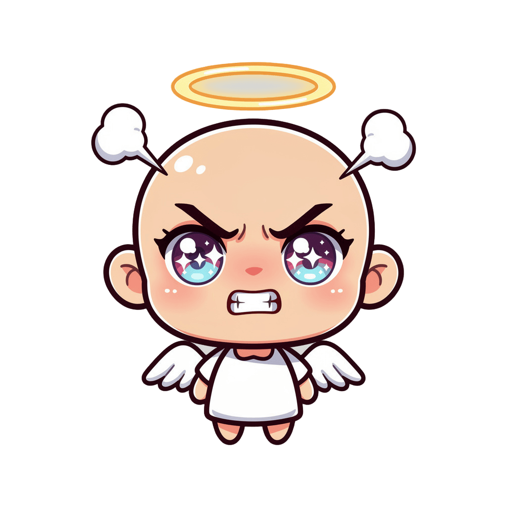 Angel angry