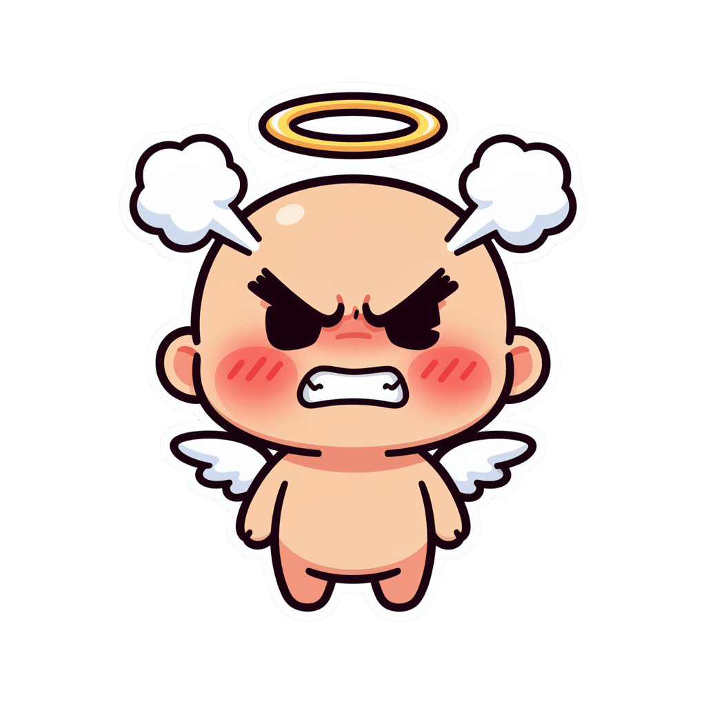 Angel angry