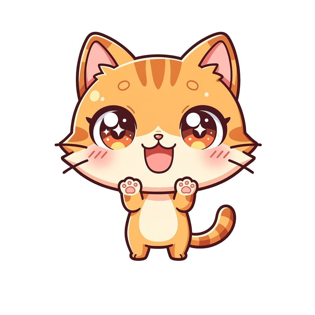Cat Chibi Twitch emote