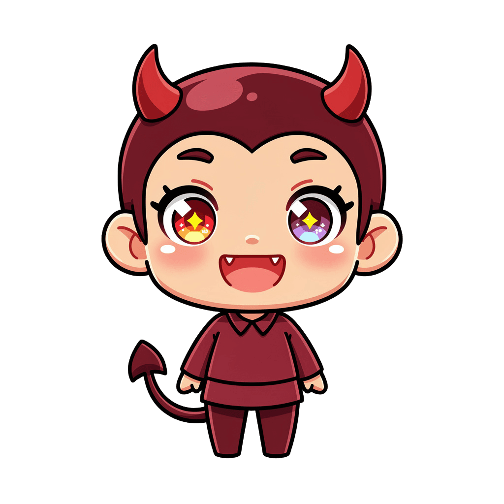 Demon Chibi Twitch emote