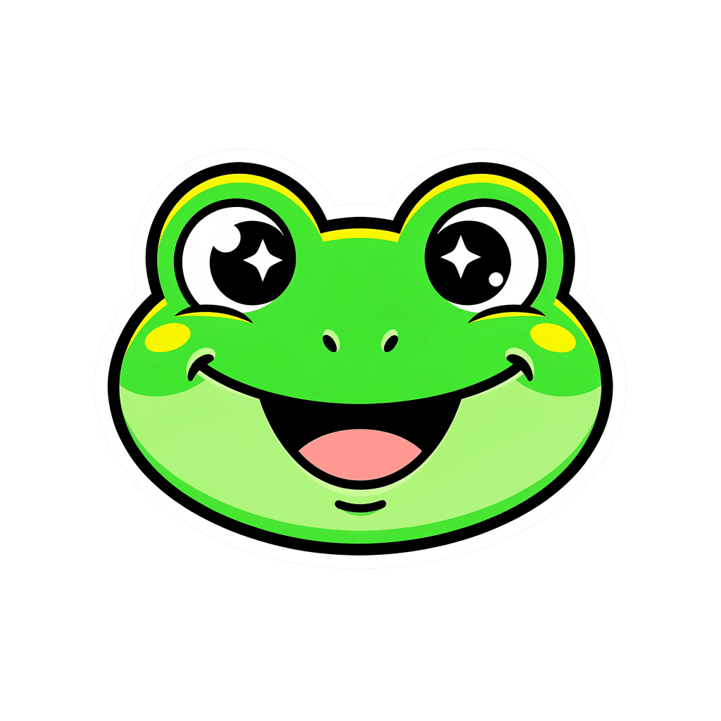 Frog Sticker Twitch emote