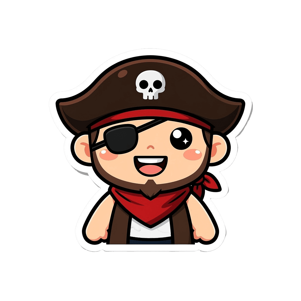 Pirate Sticker Twitch emote