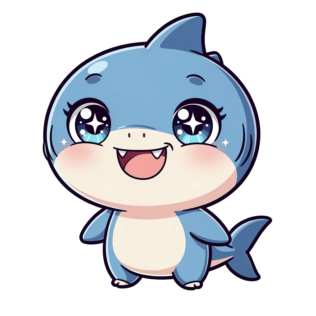 Shark Chibi Twitch emote