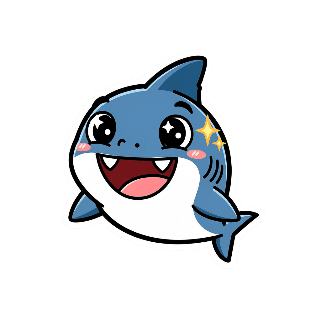 Shark Sticker Twitch emote
