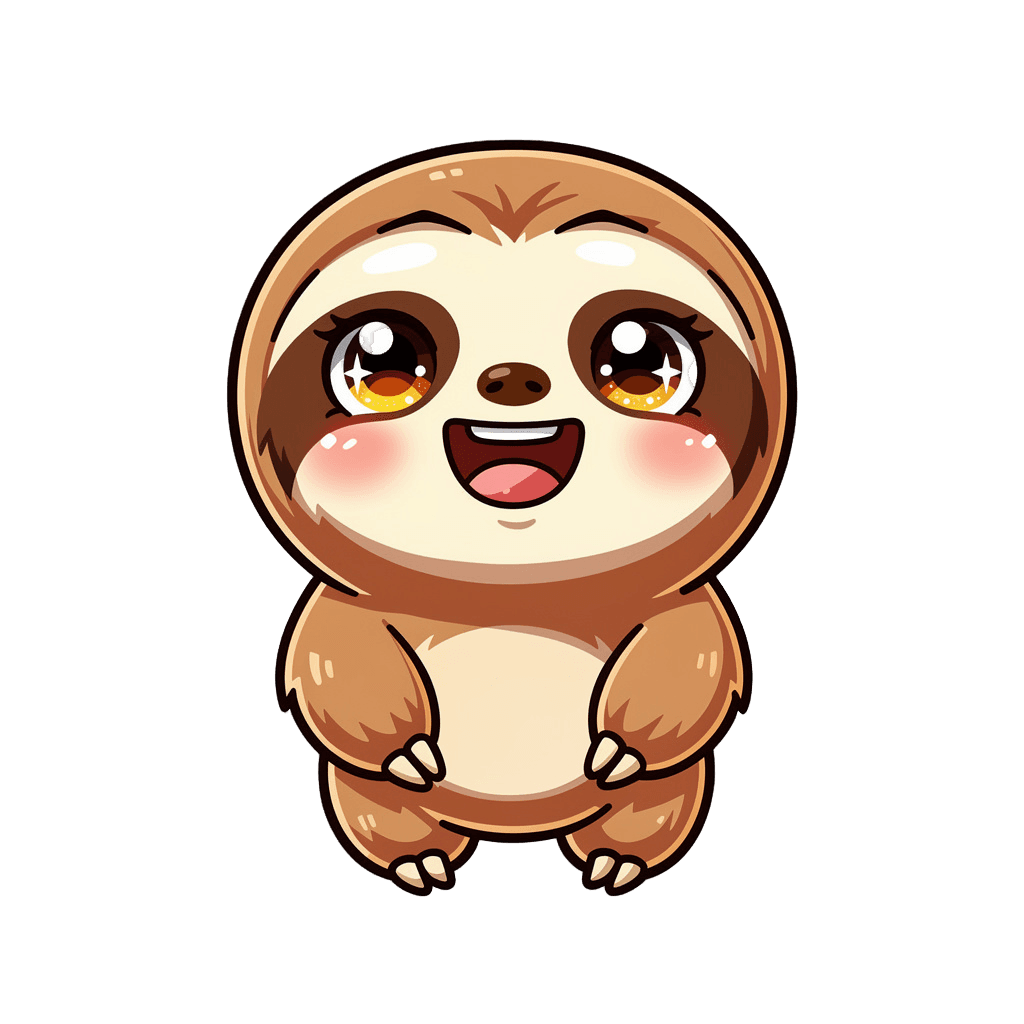 Sloth Chibi Twitch emote