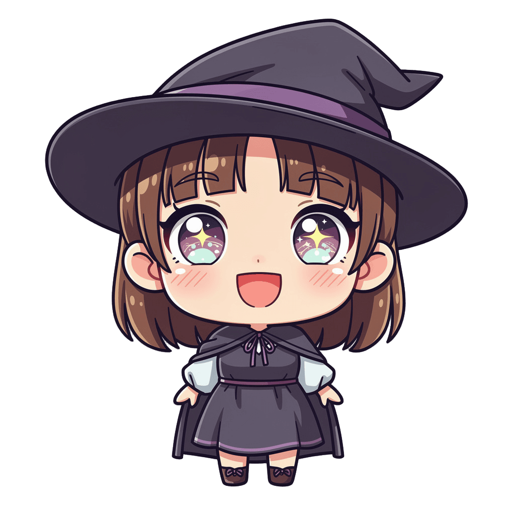 Witch Chibi Twitch emote