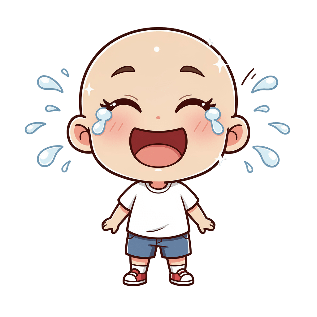Boy — laughing Boy Twitch emote — laughing, Chibi style