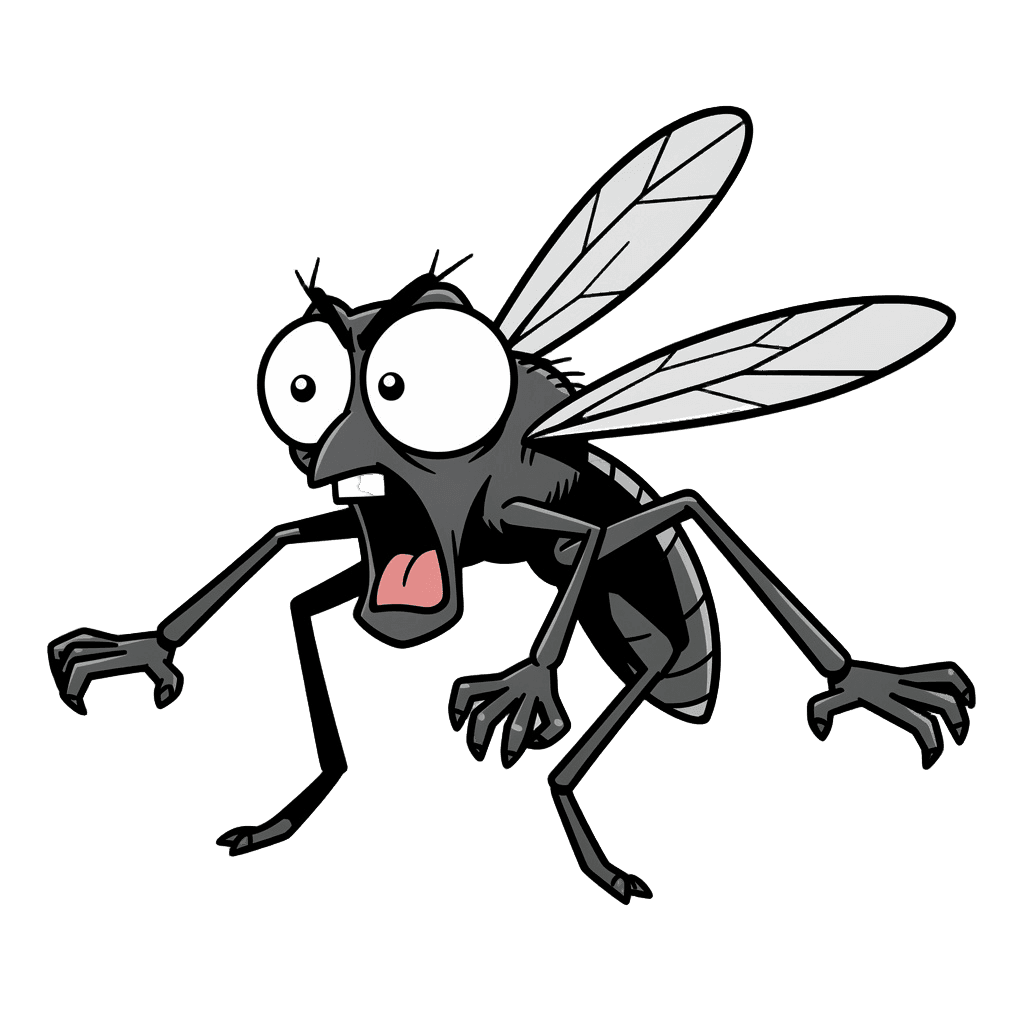 Mosquito — surprised Mosquito Twitch emote — surprised, Comic style