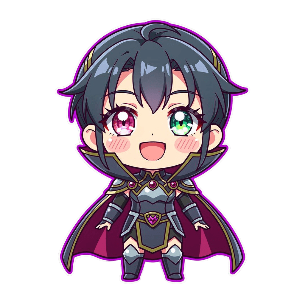 Supervillain — happy Supervillain Twitch emote — happy, Anime style