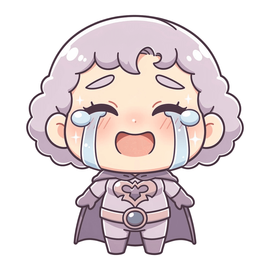 Supervillain — laughing Supervillain Twitch emote — laughing, Kawaii style