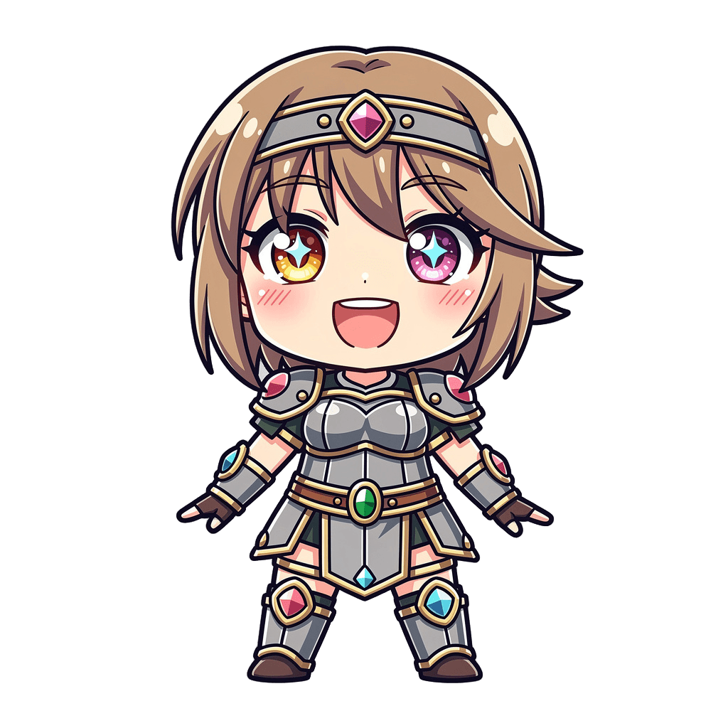 Warrior — happy Warrior Twitch emote — happy, Anime style