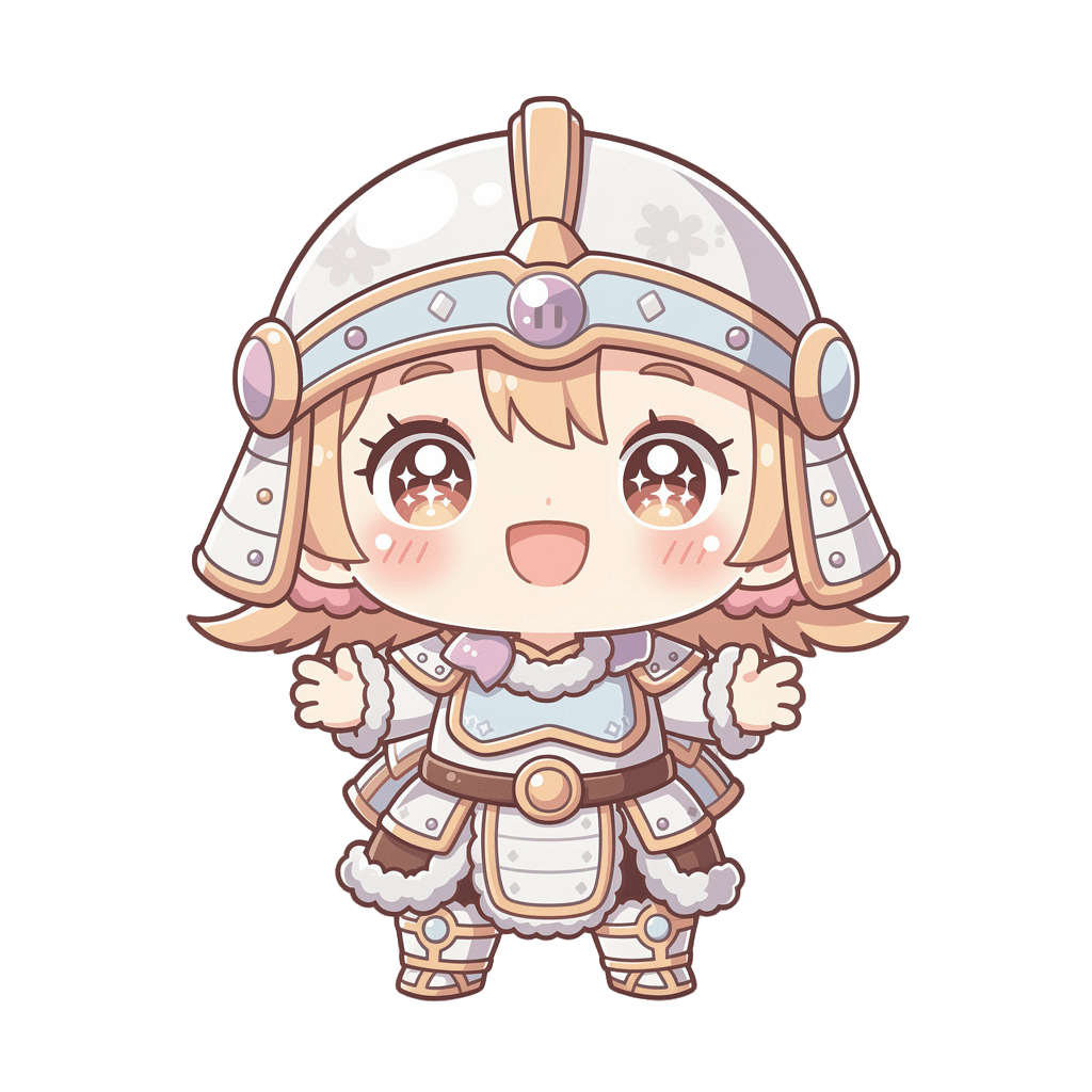 Warrior — happy Warrior Twitch emote — happy, Kawaii style