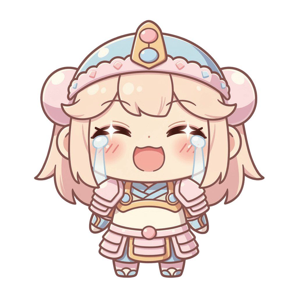 Warrior — laughing Warrior Twitch emote — laughing, Kawaii style