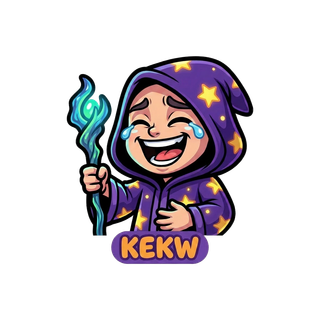 Wizard emote — laughing
