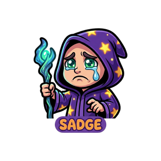 Wizard emote — sad