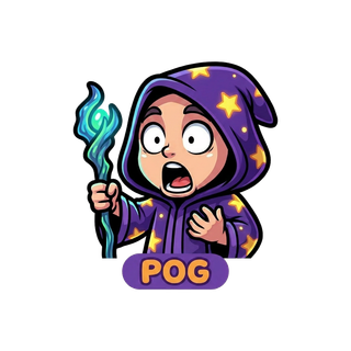 Wizard emote — surprised